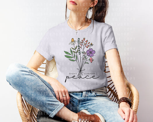 Today I Choose Peace Graphic Tee