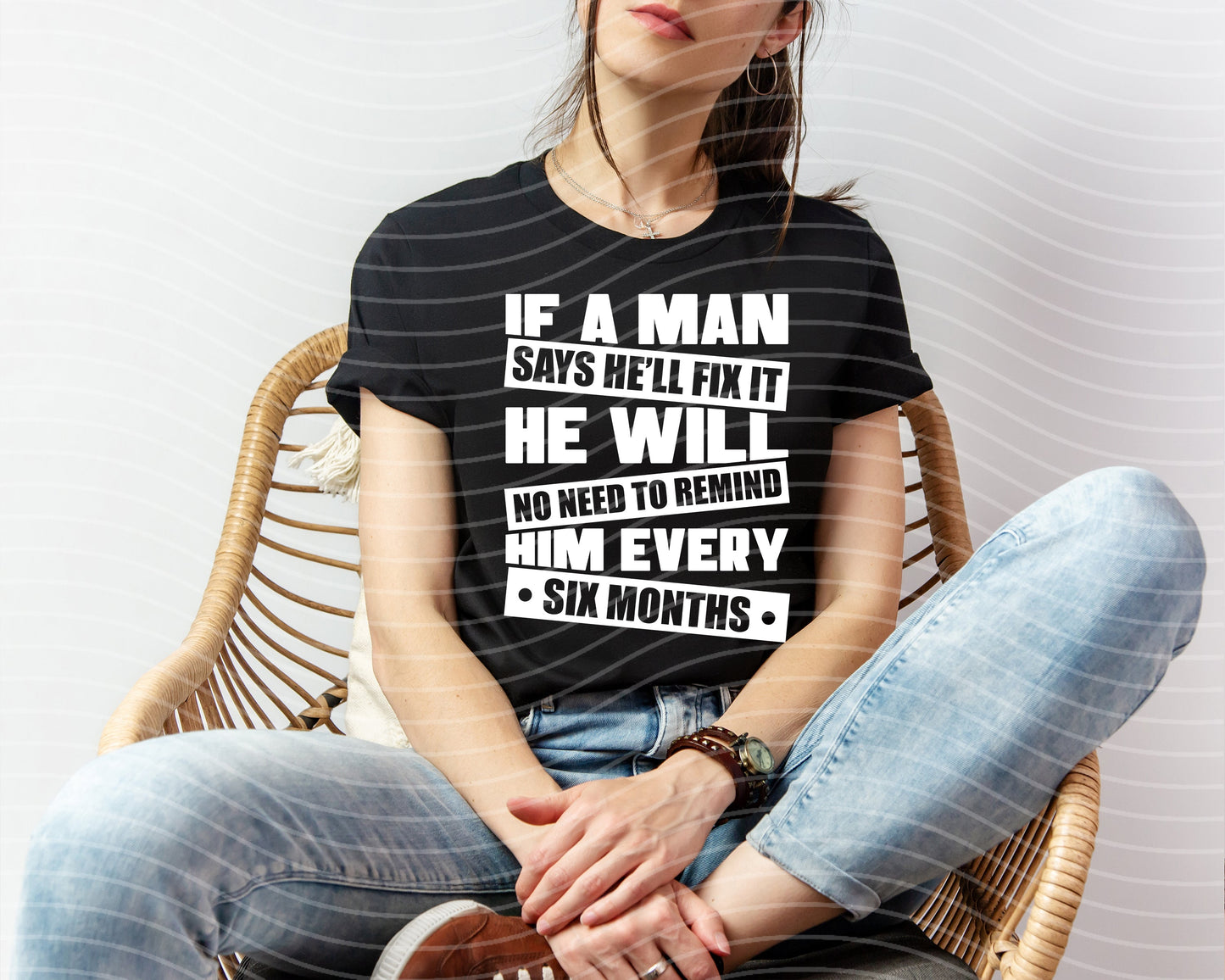 If a Man Says He'll Fix It Graphic Tee
