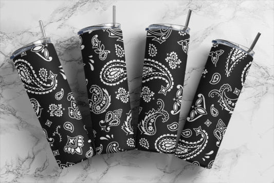 Paisley 20 oz Skinny Tumbler