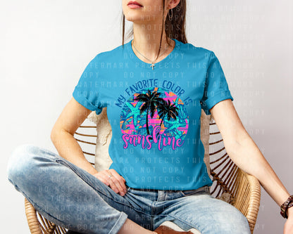 My Favorite Color is Sunshine Graphic Tee
