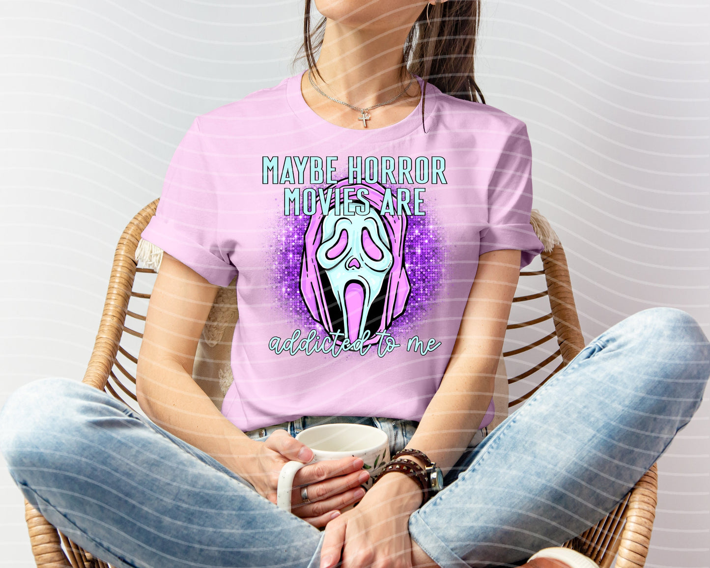 Maybe Horror Movies are Addicted to Me Graphic Tee