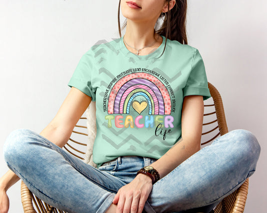 Teacher Life Graphic Tee