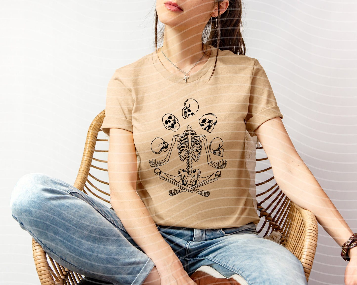 Skeleton Juggling Graphic Tee