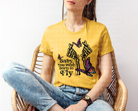 Baby You Were Born to Fly Graphic Tee