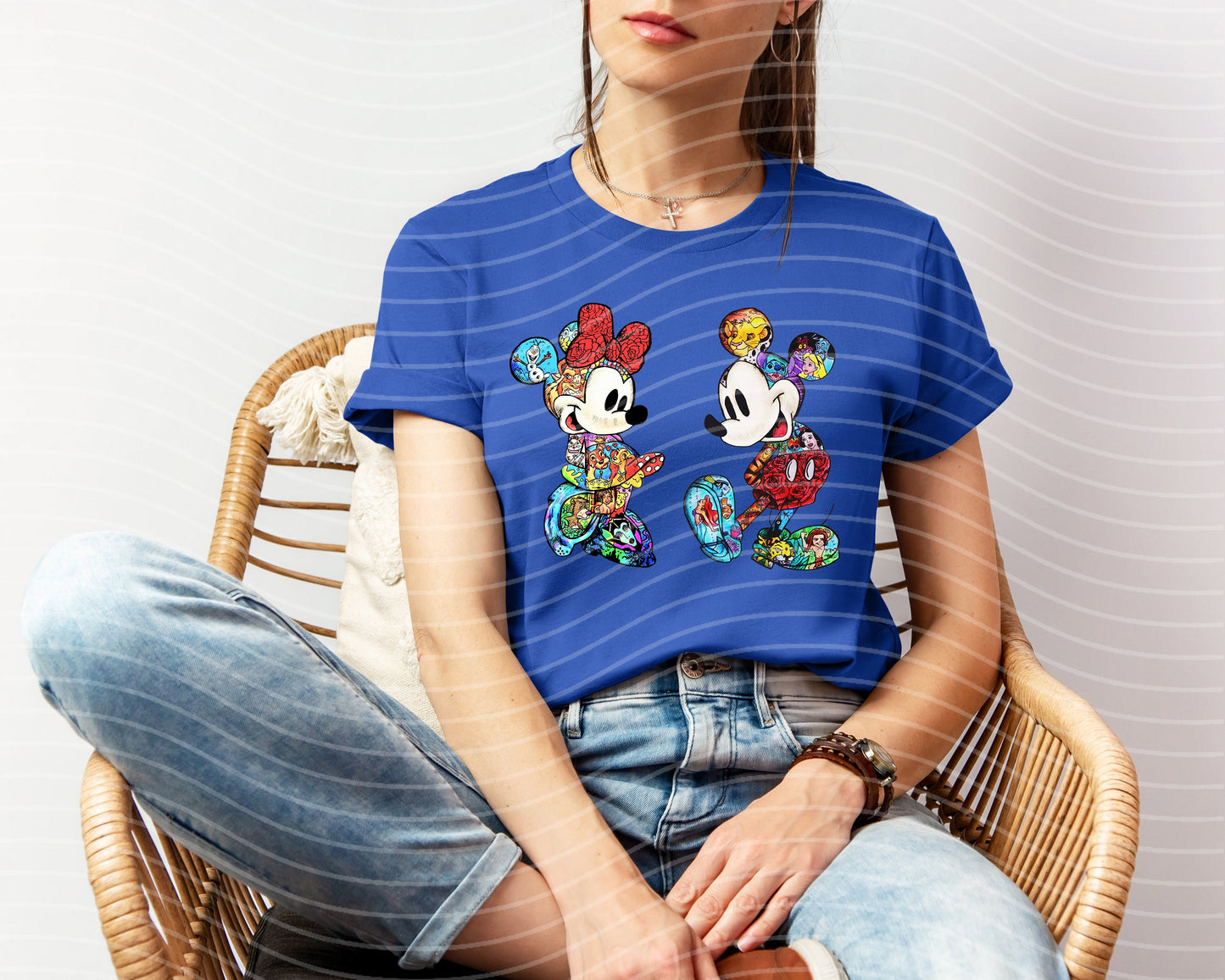 Mouse Friends Collage Graphic Tee