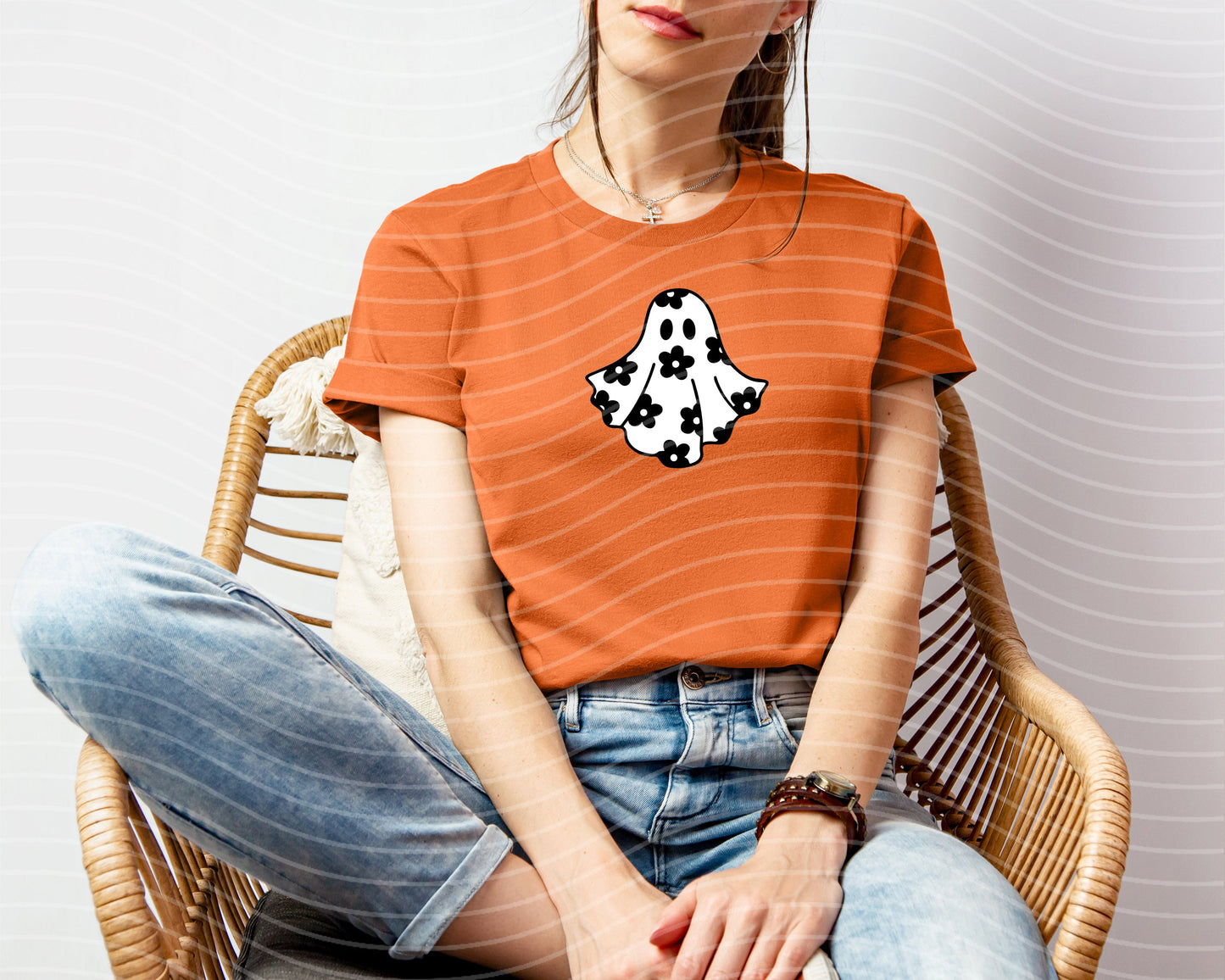 Floral Ghost Graphic Tee