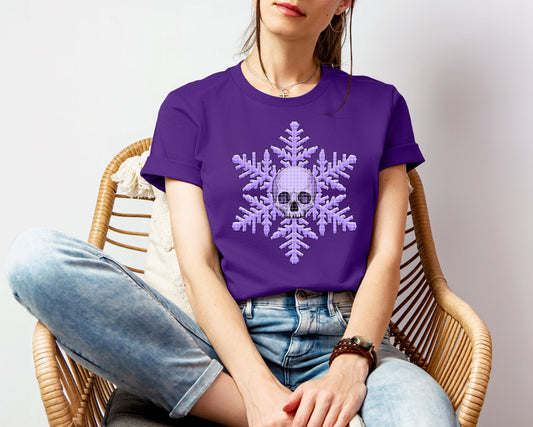Skeleton Snowflake Graphic Tee
