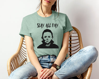 Slay All Day Halloween Graphic Tee
