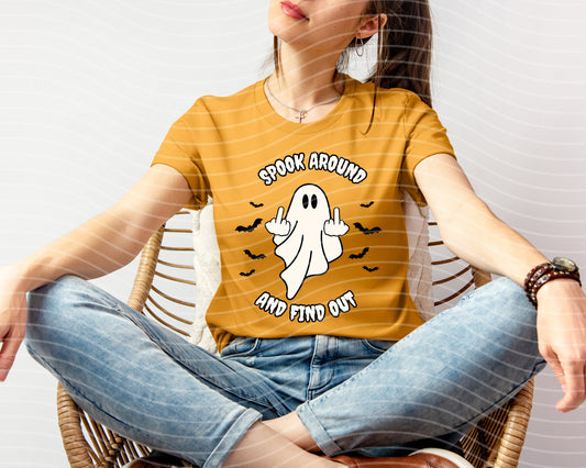 Spook Around and Find Out Graphic Tee