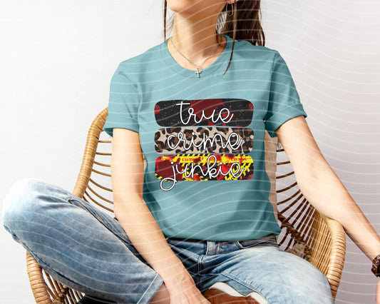True Crime Junkie Graphic Tee