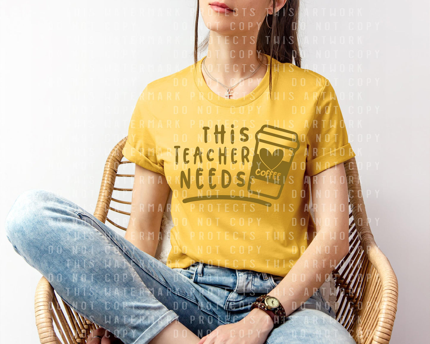 This Teacher Needs Coffee Graphic Tee