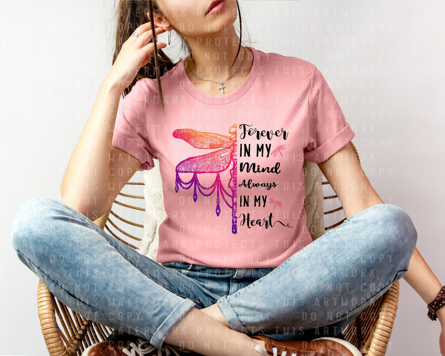 Forever in My Mind Always in My Heart Graphic Tee