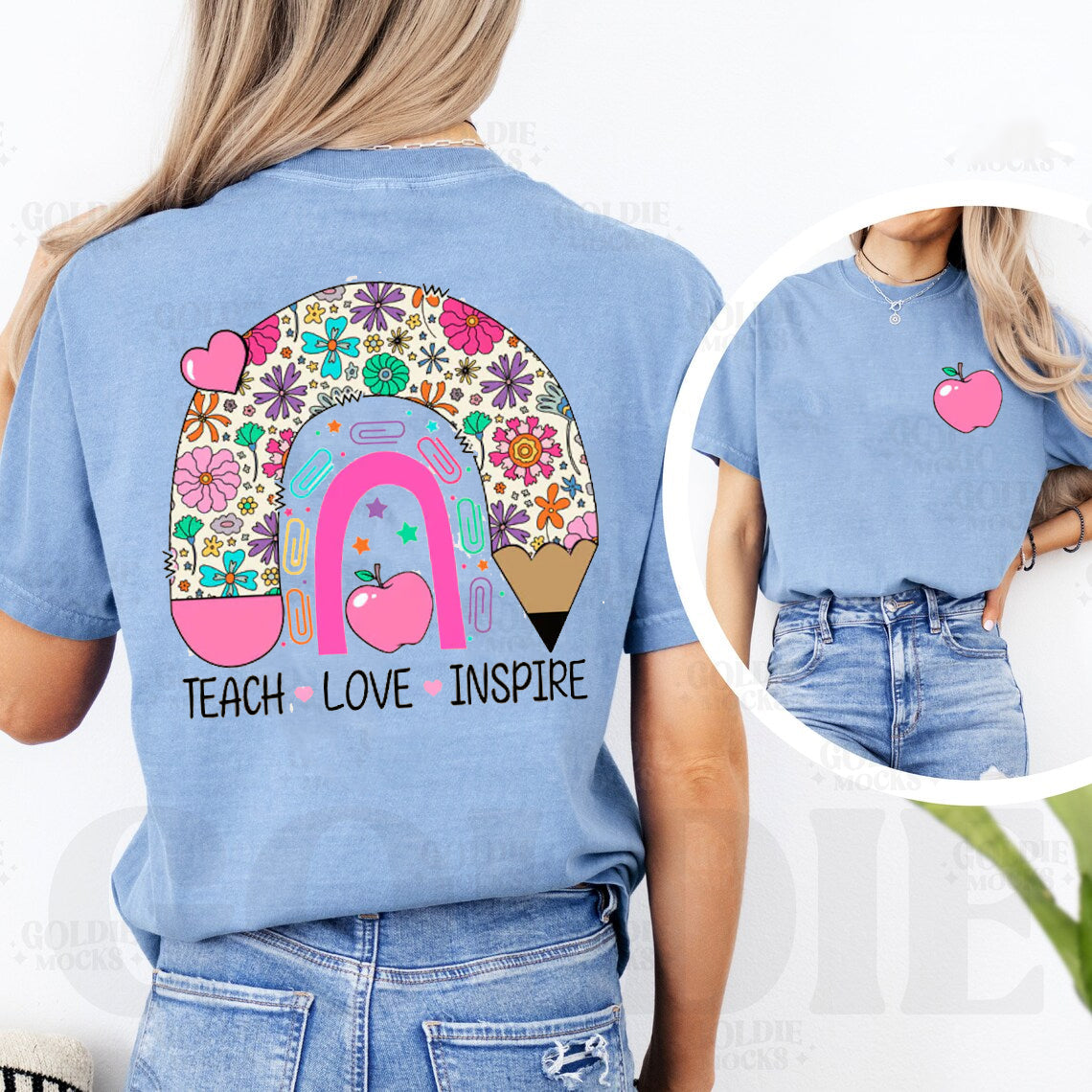 Teach Love Inspire - Comfort Colors Graphic Tee