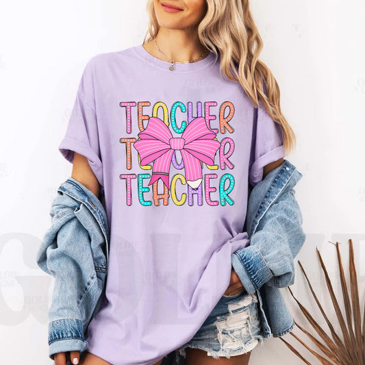 Teacher Coquette - Comfort Colors Graphic Tee