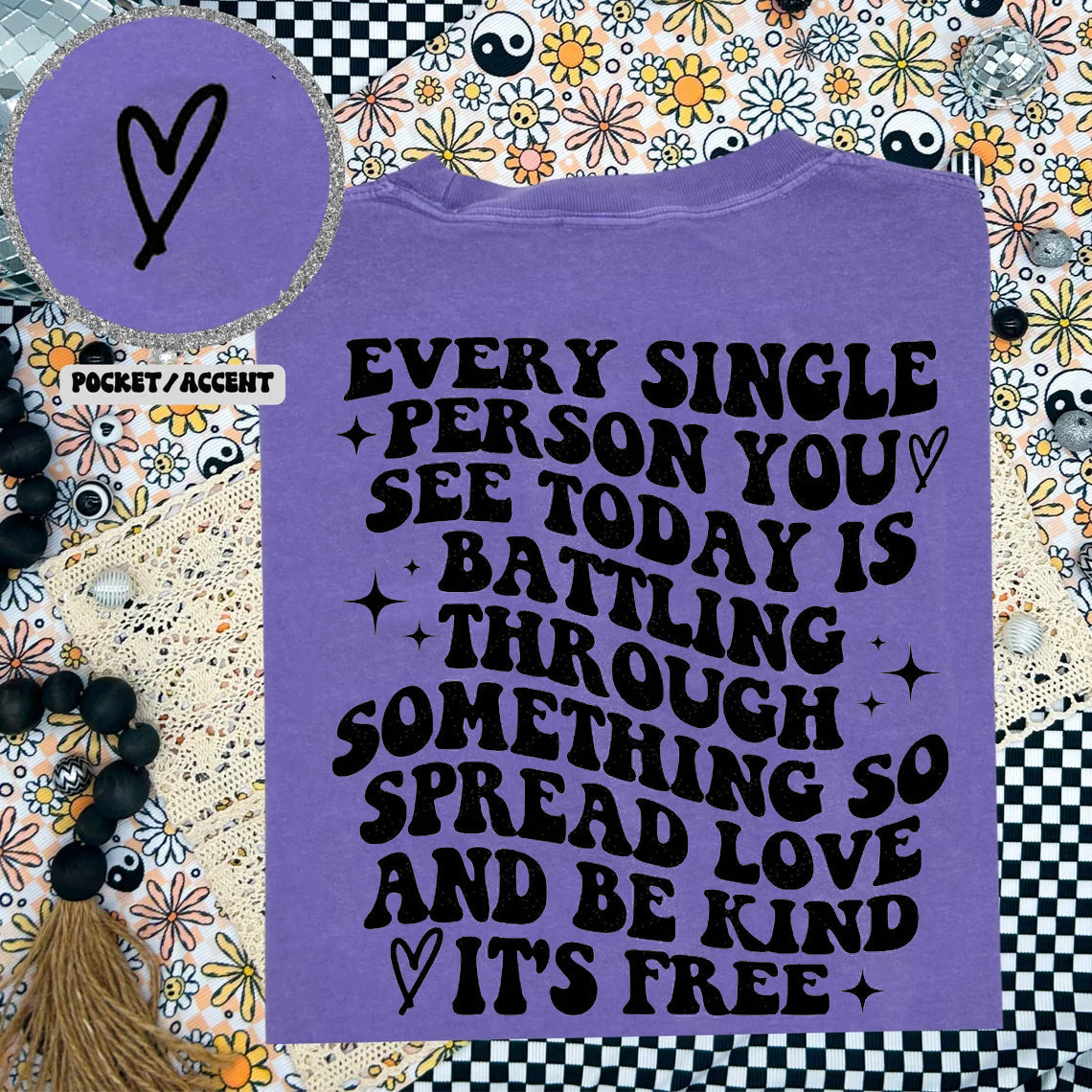 Be Kind It's Free - Comfort Colors Graphic Tee