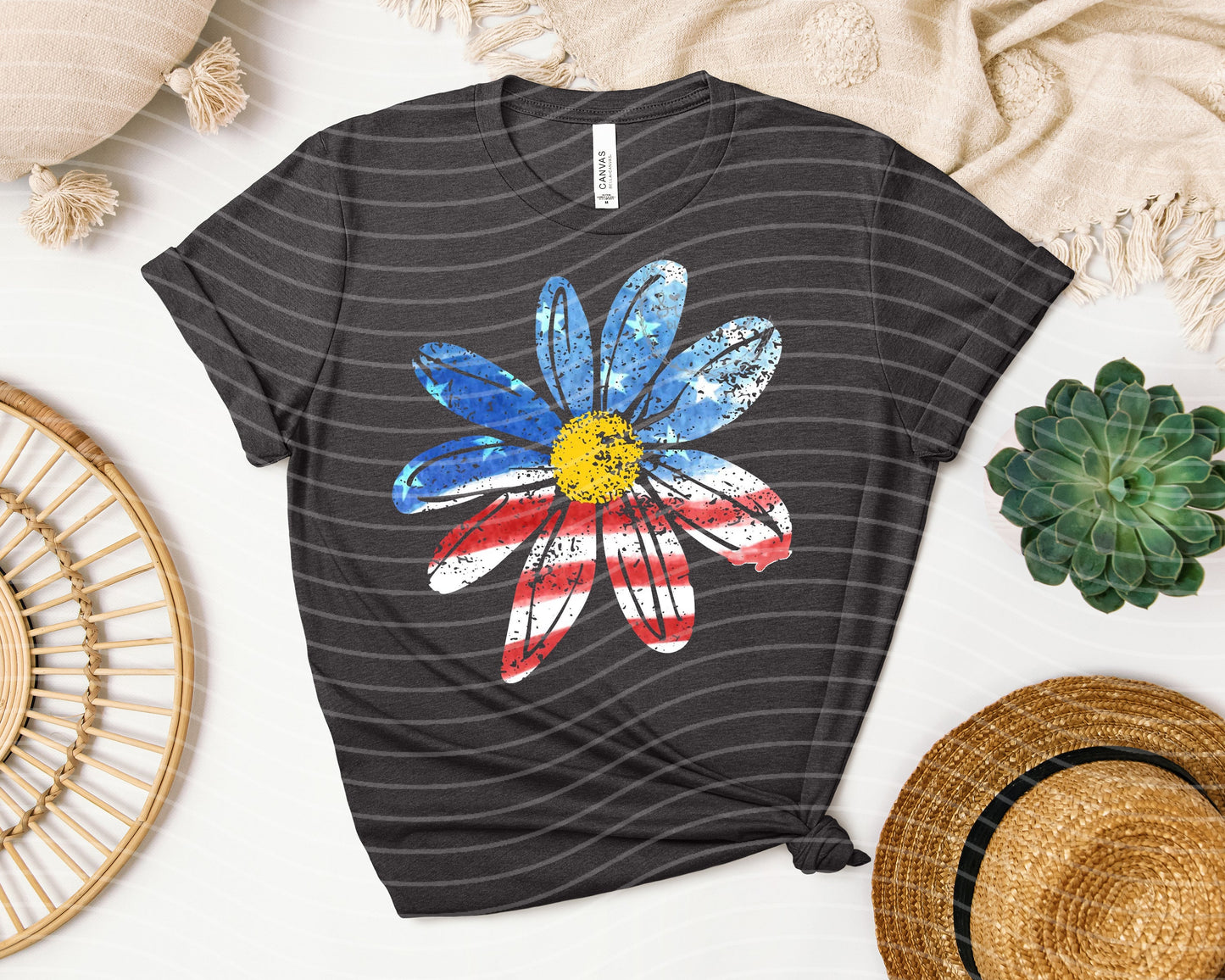 Flag Daisy Graphic Tee