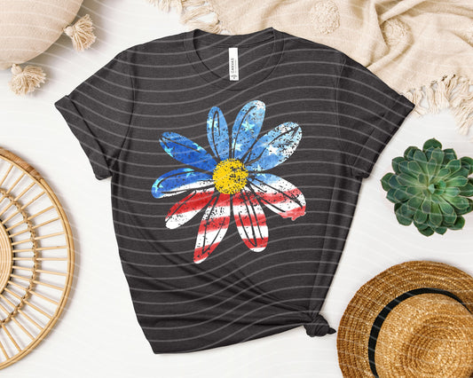 Flag Daisy Graphic Tee