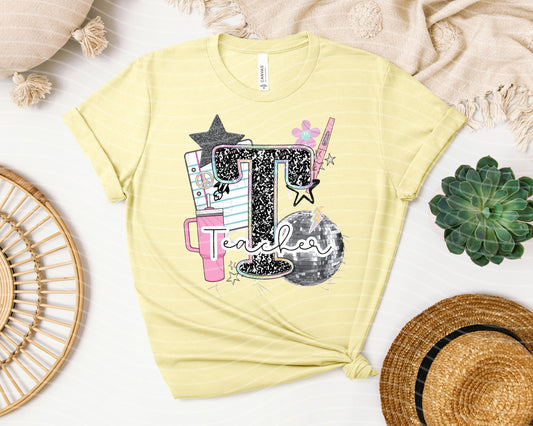 Teacher Cutesy Graphic Tee