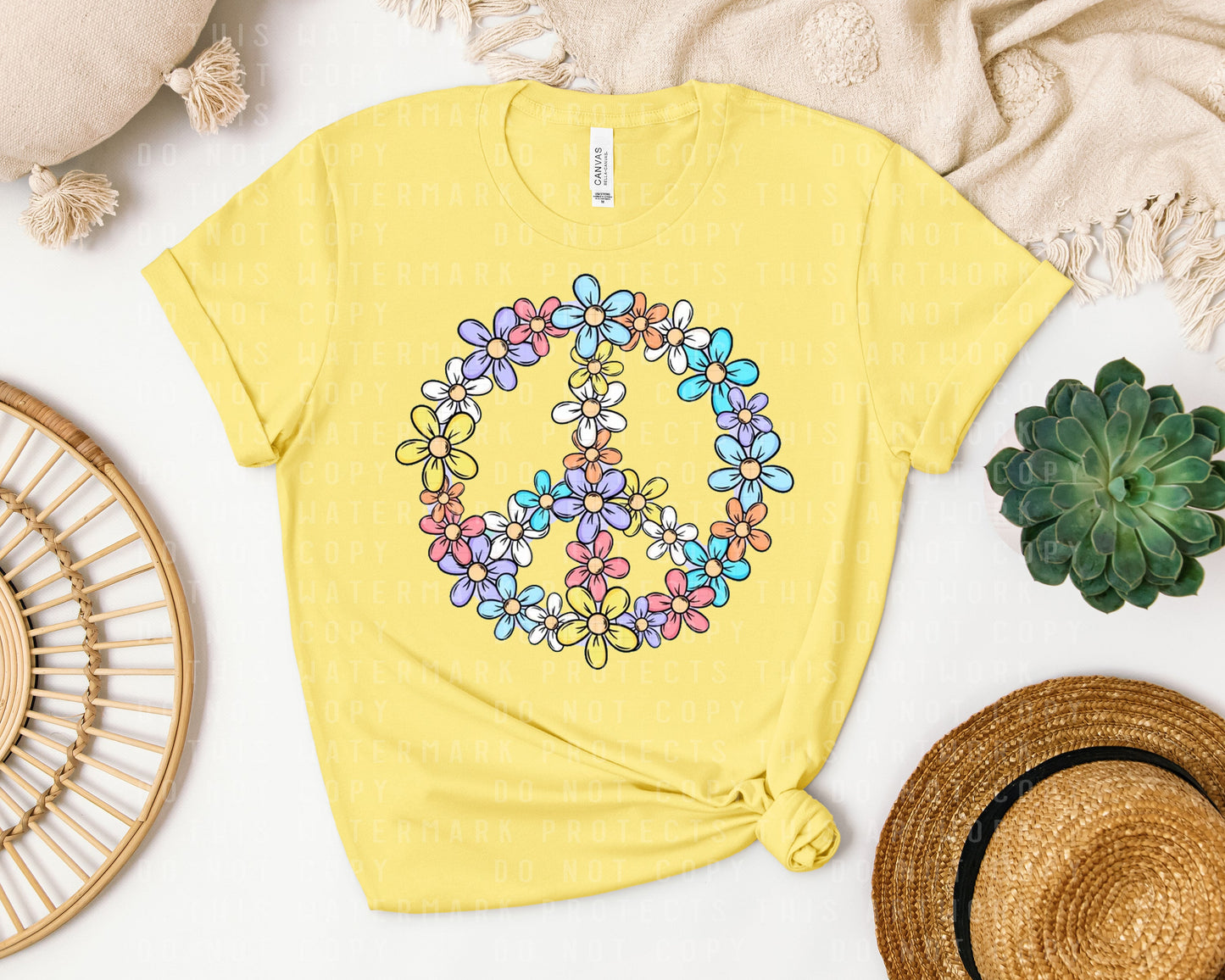 Floral Peace Graphic Tee