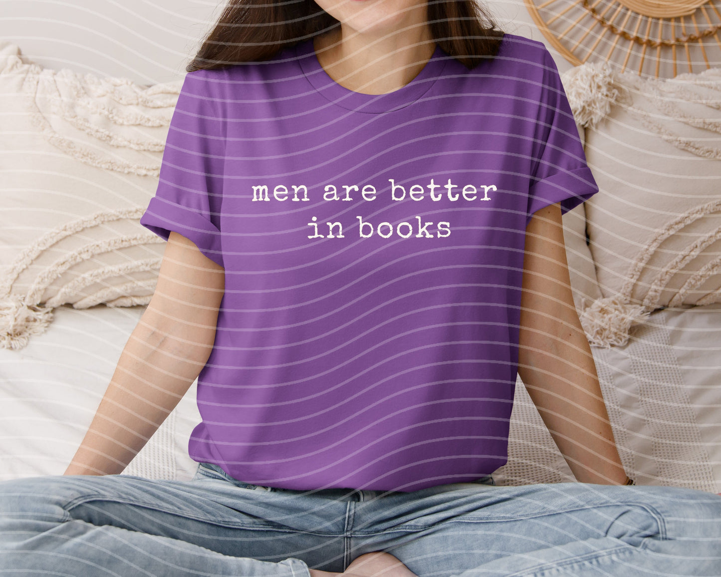 Men are Better in Books Graphic Tee