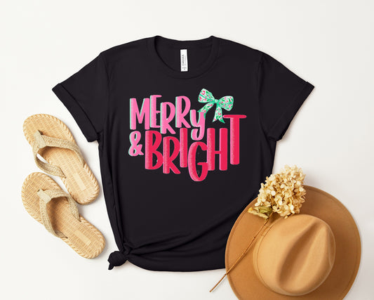 Merry & Bright Graphic Tee