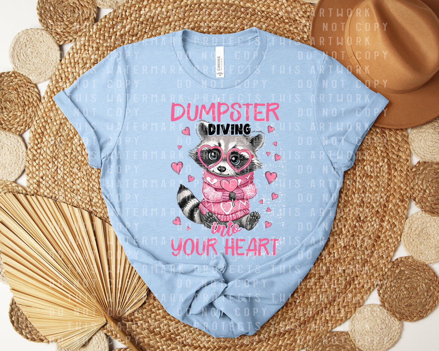 Dumpster Diving Into Your Heart Graphic Tee