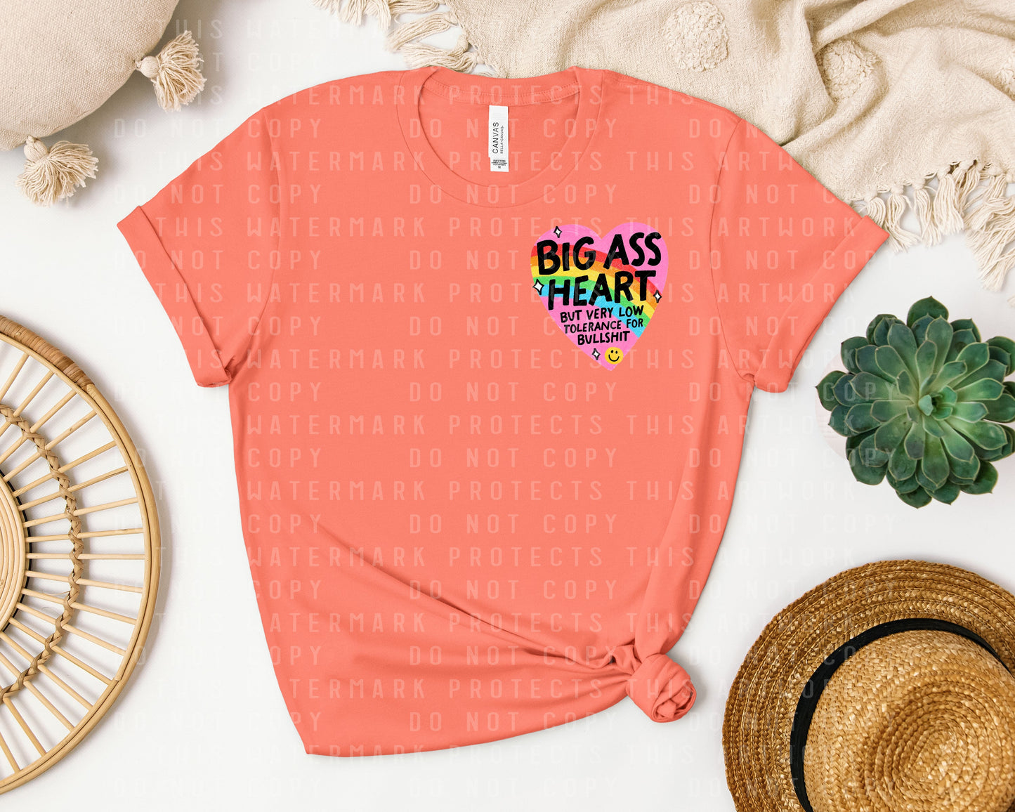 Big A** Heart Graphic Tee