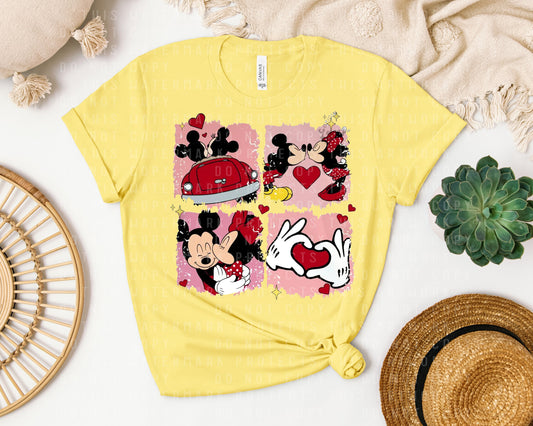 Mickey & Minnie Love Graphic Tee
