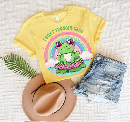 I Don't Froggin Care - Graphic Tee