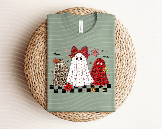 Leopard Ghosts Graphic Tee