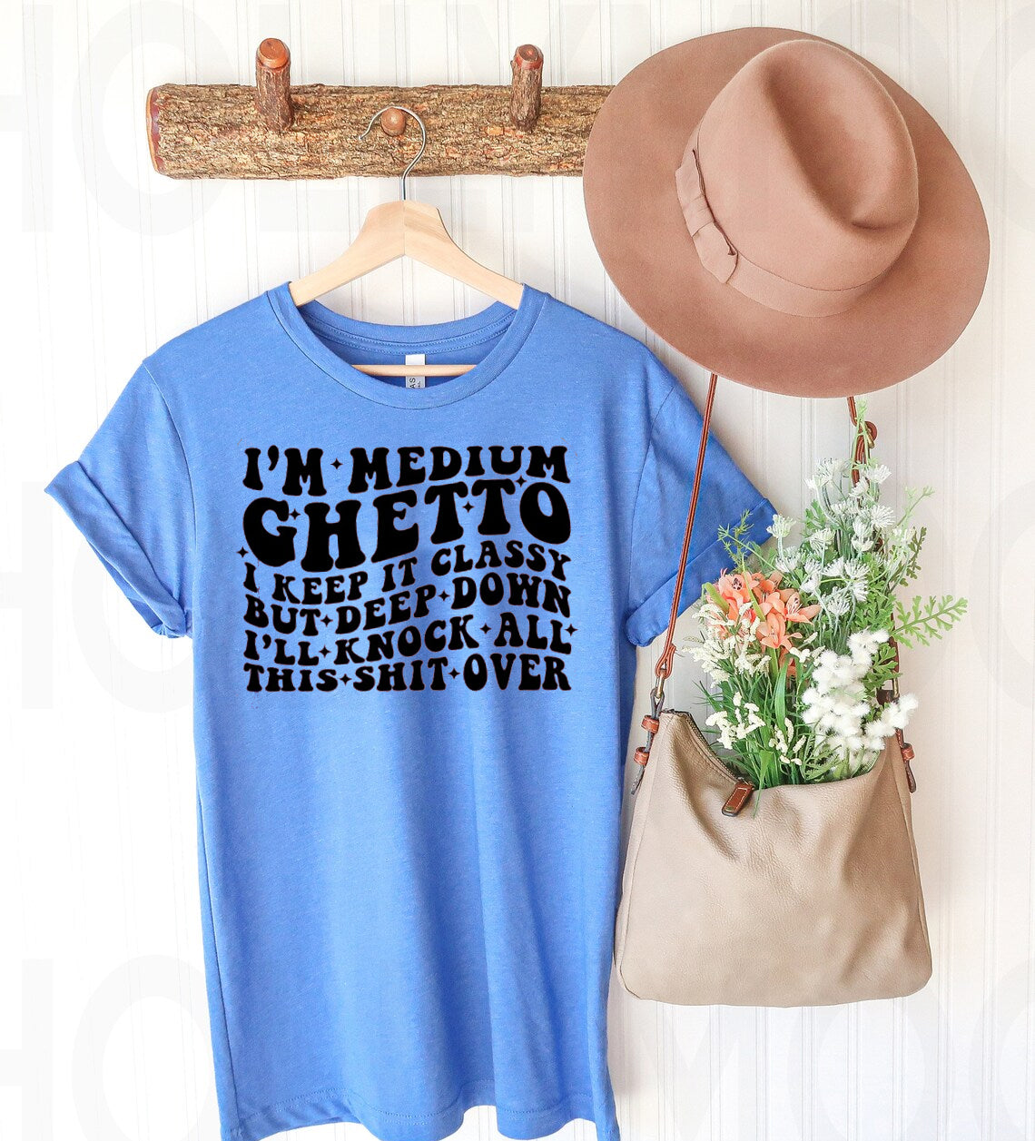 I'm Medium Ghetto Graphic Tee