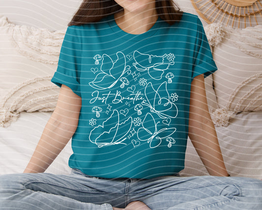 Just Breathe Graphic Tee