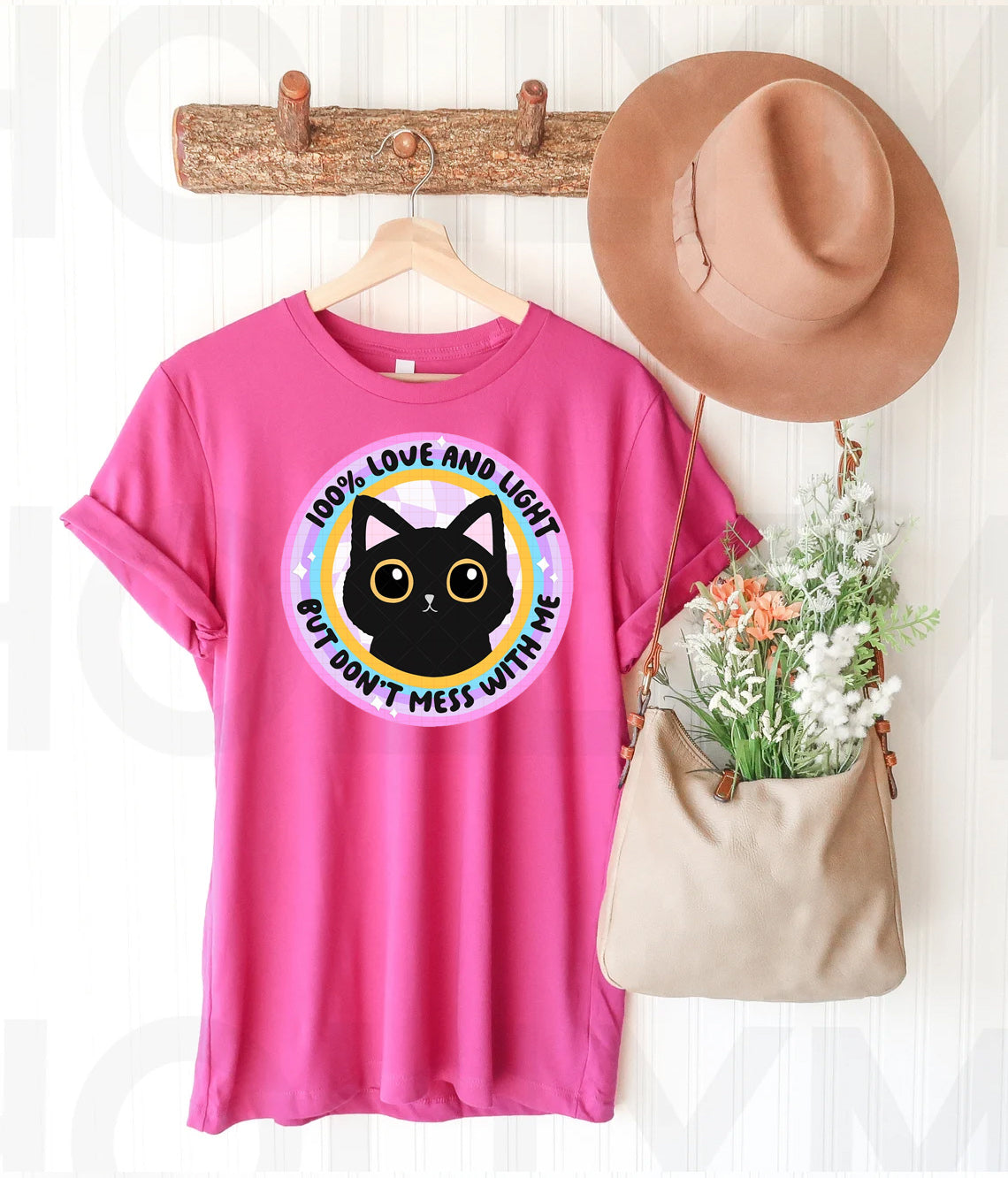 100% Love and Light Graphic Tee