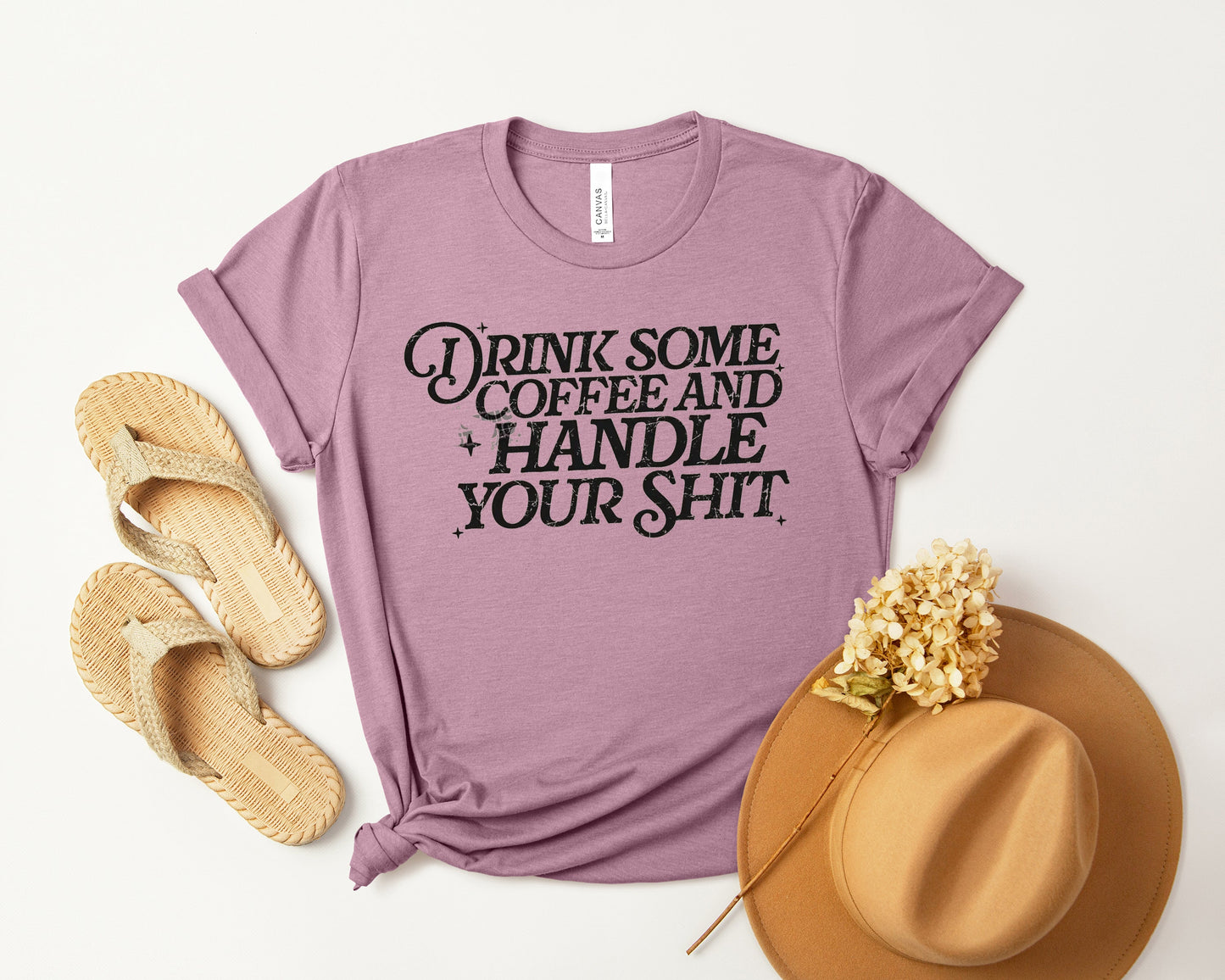 Drink Some Coffee Graphic Tee