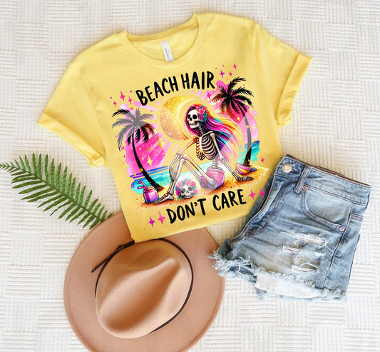 Beach Hair Don't Care Graphic Tee