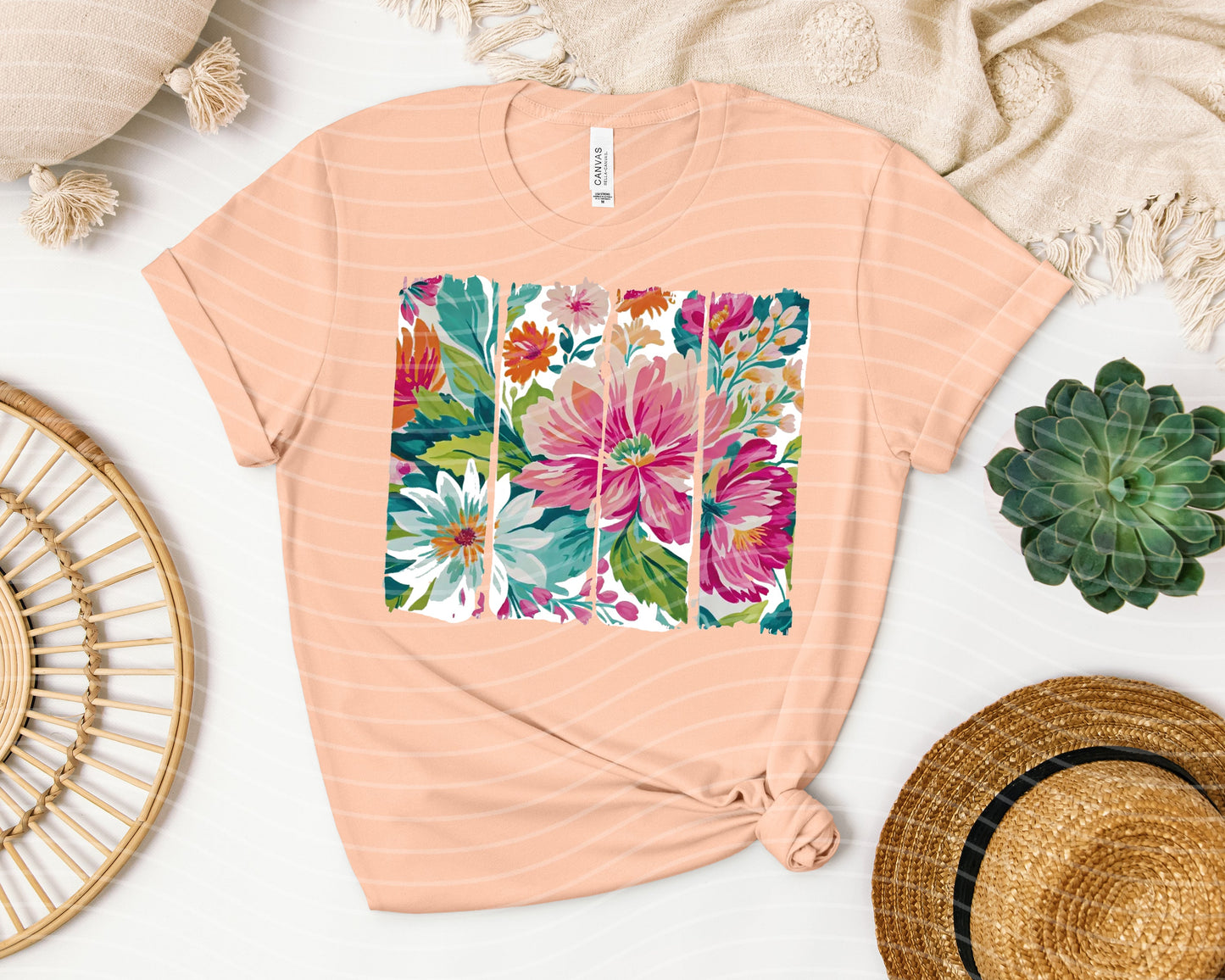 Floral Strokes Graphic Tee