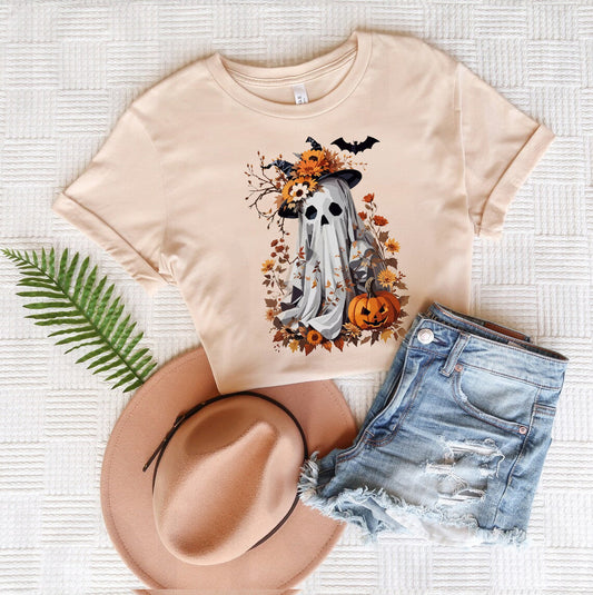Floral Ghost Graphic Tee