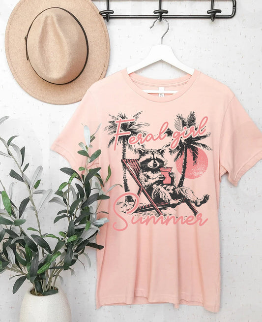Feral Girl Summer Graphic Tee