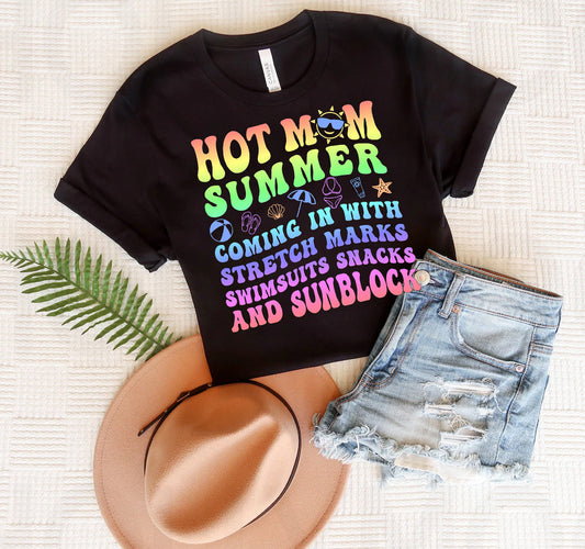 Hot Mom Summer Graphic Tee