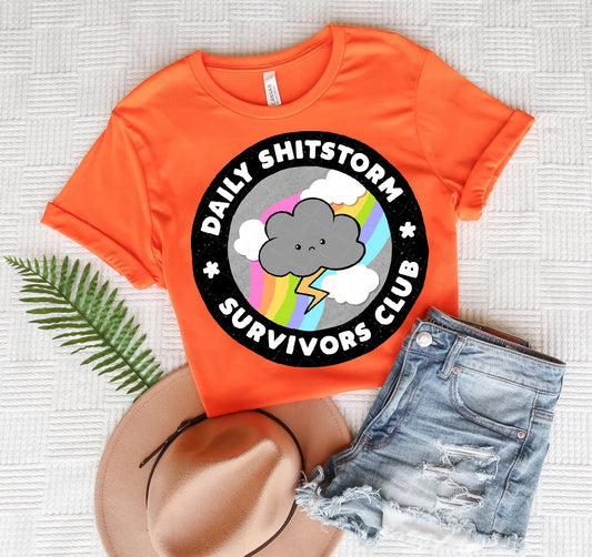 Daily Shitstorm Survivors Club Graphic Tee