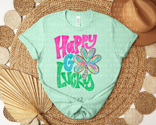 Happy Go Lucky Graphic Tee