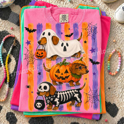 Halloween Dachshund Graphic Tee