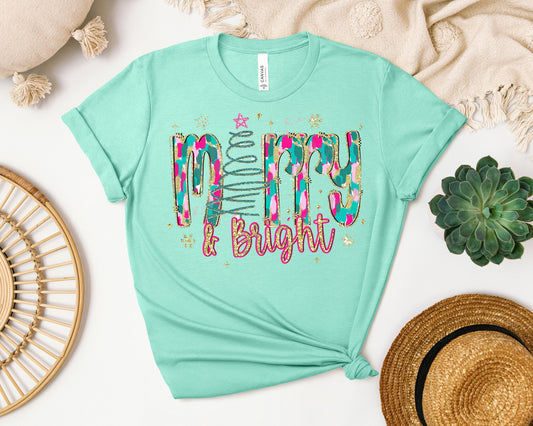 Merry & Bright Graphic Tee