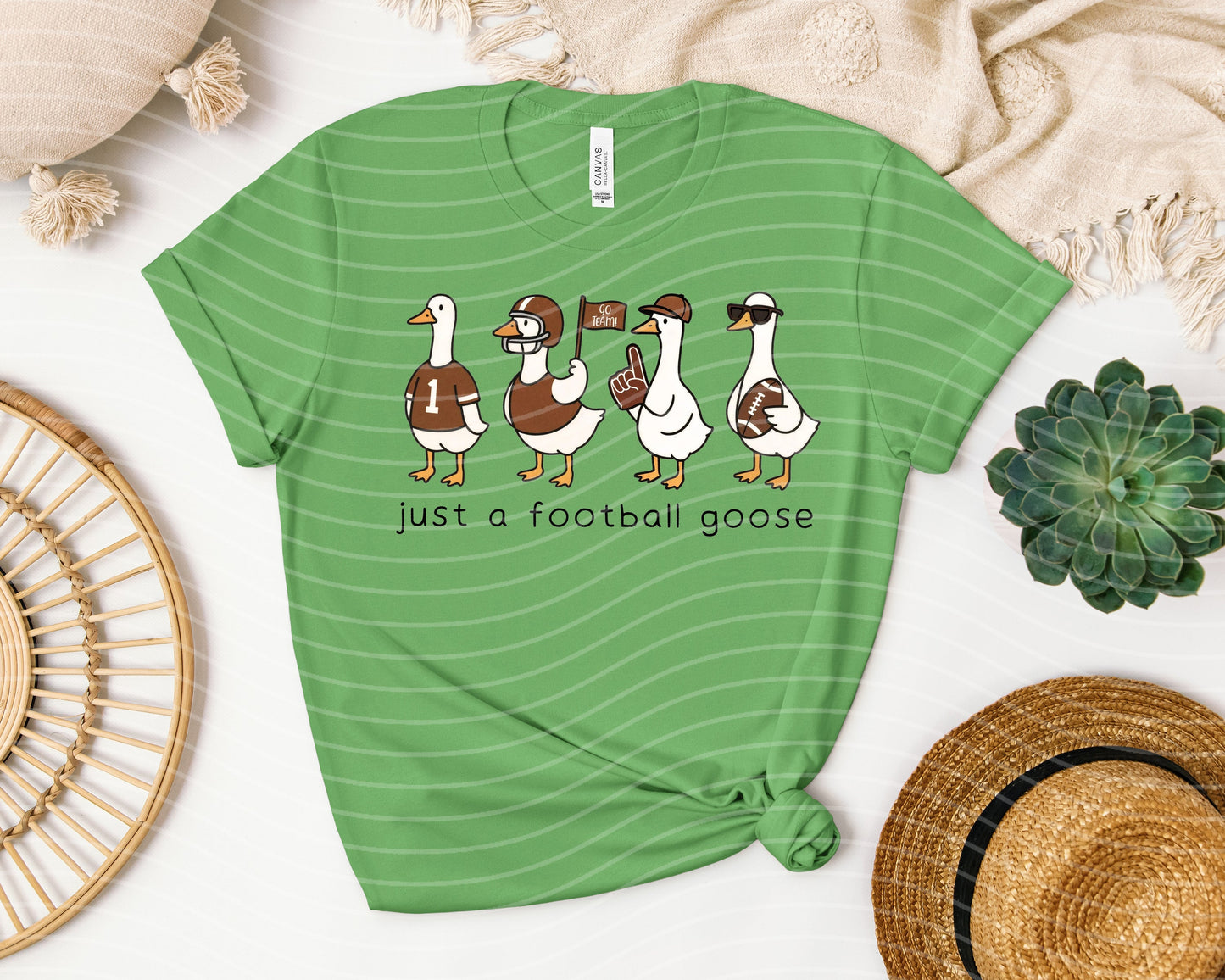 Just a Football Goose Graphic Tee