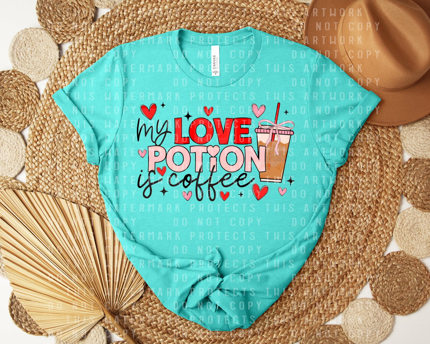 My Love Potion is Coffee Graphic Tee