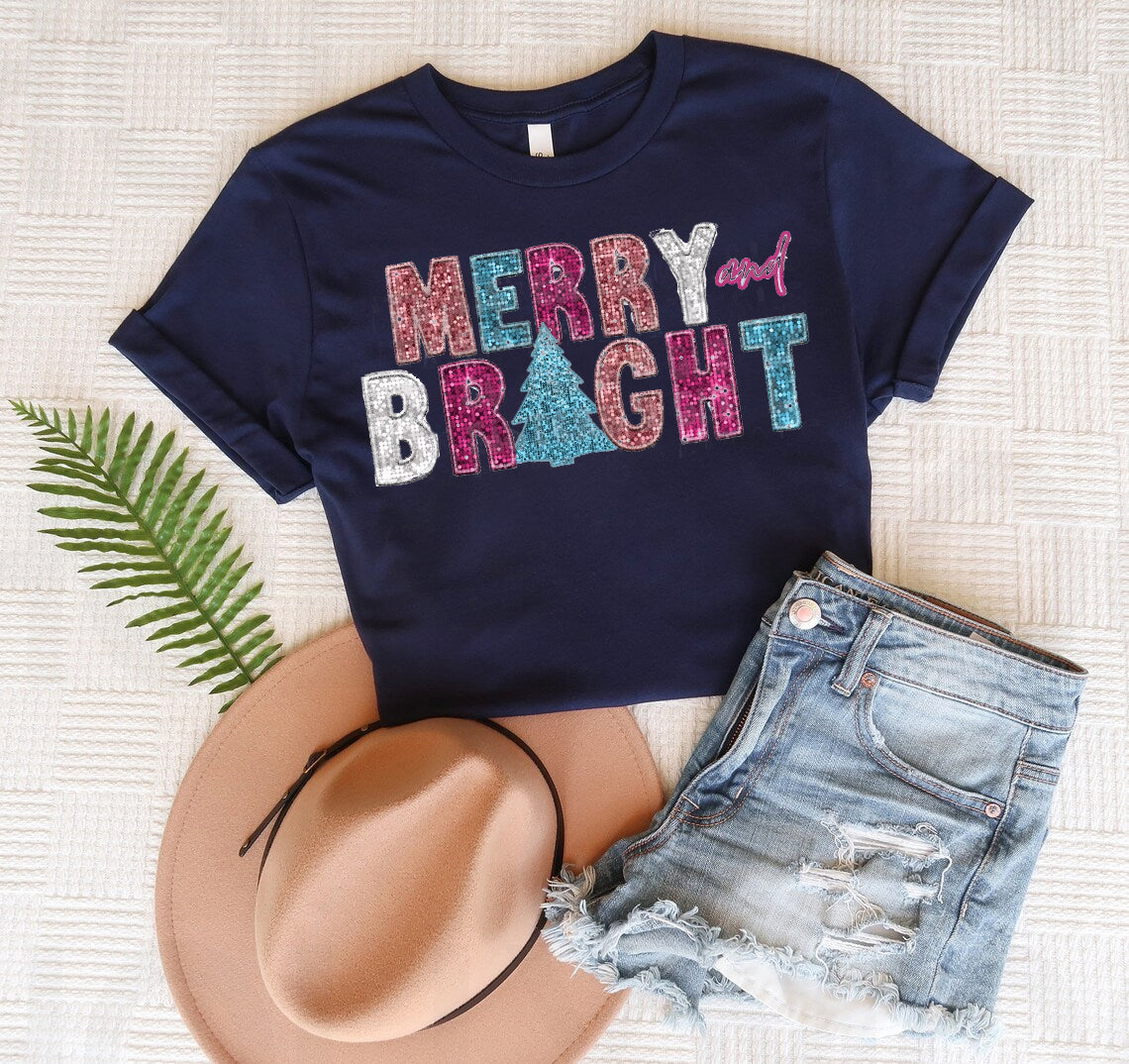 Merry and Bright Graphic Tee