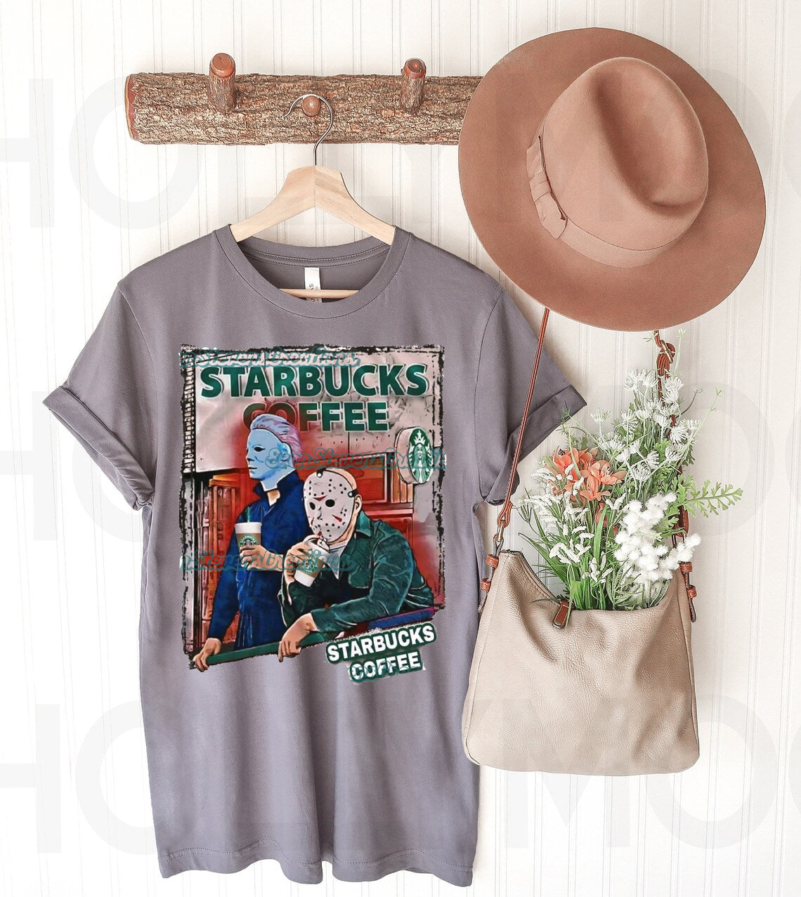 Horror Coffee Graphic Tee
