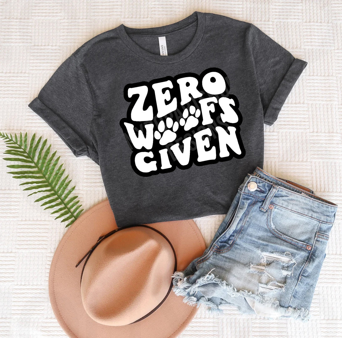 Zero Woofs Given - Graphic Tee