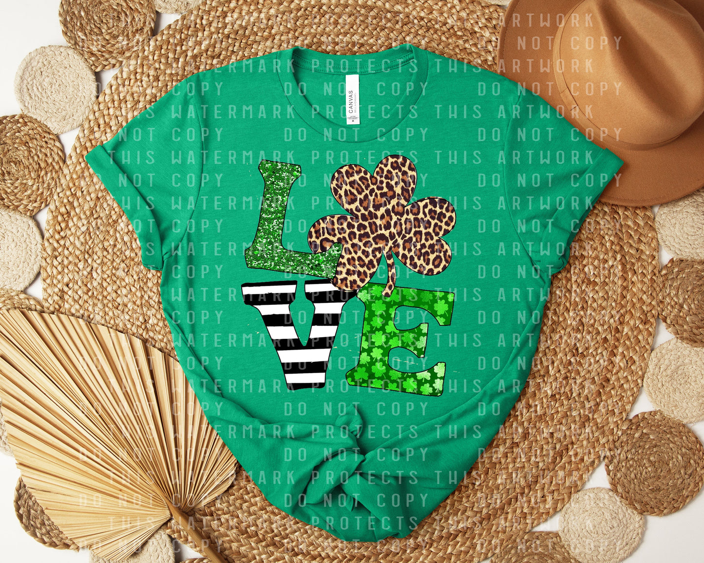 Love Leopard Graphic Tee