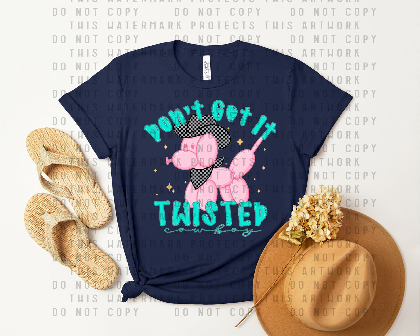 Don't Get It Twisted Cowboy Graphic Tee